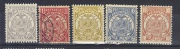 N°s 74 ,75 ,76** ,81** ,85**      (1885) - Transvaal (1870-1909)