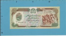 Afghanistan - 500 Afghanis - SH 1370 ( 1991 ) - P 60 C - UNC. - 2 Scans - Afghanistan