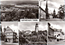 Arnstadt - S/w Mehrbildkarte 4 - Arnstadt