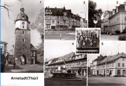 Arnstadt - S/w Mehrbildkarte 6 - Arnstadt