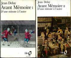 D'une Minute à L'autre (Paris 1555-1736) Volume 1: Avant Mémoire (bien Complet Des 2 Tomes) Par Delay - Ile-de-France