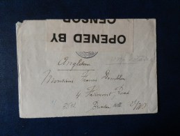 A3872  BRIEF MET ENGELSE  CENSUUR  NAAR ENGELAND - Cartas & Documentos