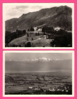 2 Cartes - Gex - La Faucille - Les Hôtels De Pailly - Panorama Sur La Chaîne Du Mont-Blanc - CAP - Gex
