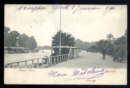 Cpa Angleterre Surbiton Parker's Ferry  AO40 - London Suburbs