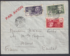 A.E.F - 1939 -  LETTRE DE POINTE-NOIRE A DESTINATION DE MAURS  VIA MARSEILLE - FR - - Briefe U. Dokumente