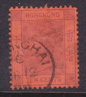 Hong Kong  1882  Mi.nr. 44  SG. Nr. 44  Used  Cancelled In CHANGHAI - Gebraucht