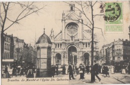 BELGIQUE   BRUXELLES Marché Eglise Ste-Catherine - Märkte