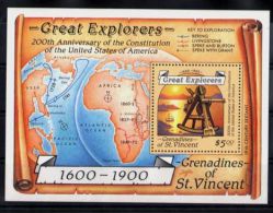 St.Vincent Grenadines - 1988 Sextant Block MNH__(TH-3365) - St.Vincent & Grenadines