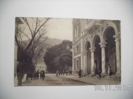 Carrara. - Giardini Pubblici E Palazzo RR. Poste. (30 - 6 - 1920) - Carrara