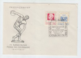Germany DDR OYLMPIC GAMES FIRST DAY COVER 1937 - Sommer 1932: Los Angeles