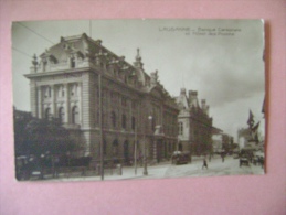 CP SUISSE - LAUSANNE  BANQUE CANTONALE ET HOTEL DES POSTES - ECRITE EN 1920 - St. Anton