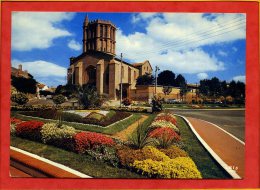 * CASTELSARRASIN - La Cathédrale Saint-Sauveur Et Le Jardin. Le Coeur Du Maire - 1976 - Castelsarrasin