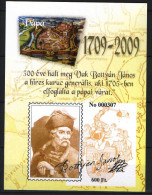 Hungary 2009. Vak Bottyán Commemorative Sheet Special Catalogue Number: 2009/55. - Commemorative Sheets