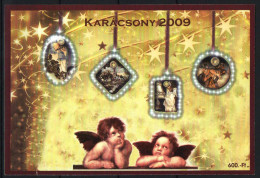 Hungary 2009. Christmas Commemorative Sheet Special Catalogue Number: 2009/69. - Herdenkingsblaadjes