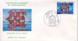 FDC Nouvelle Calédonie  20 Mai 78 Protection De La Tortue - FDC