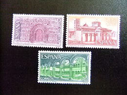 ESPAÑA SPAIN ESPAGNE 1970 - Santa Maria De Ripoll - Monastère De Ripoll  - Edifil Nº 2005/07 -Yvert Nº 1660/1662 ** MNH - Abbeys & Monasteries