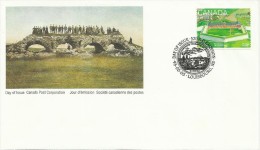 Canada 1995 Fortress Of Louisburg, Partially Eroted Fortification FDC - 1991-2000