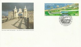 Canada 1995 Fortress Of Louisburg, The Harbor And Walls FDC - 1991-2000