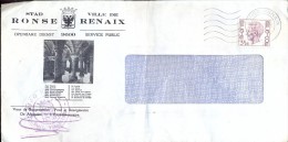 Omslag Enveloppe Gemeente - 9600 - Stad Ronse - Renaix - 1975 - Enveloppes