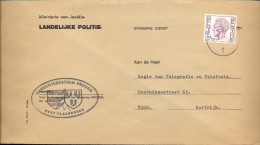 Omslag Enveloppe Gemeente PROVEN - Landelijke Politie 1976 - Enveloppes