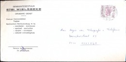 Omslag Enveloppe Gemeente - 8781 WIELSBEKE - 1976 - Enveloppes