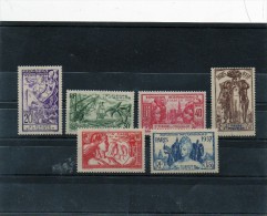6 Valeurs N° 160/65 Neuf * (ch/f ) - Unused Stamps