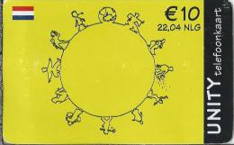 Telefoonkaart.- Nederland. Unity. 22.04 Gulden - 10 Euro. IDT - [3] Tarjetas Móvil, Prepagadas Y Recargos