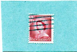 B - 1954/9   Nuova Zelanda - Queen Elizabeth II - Used Stamps