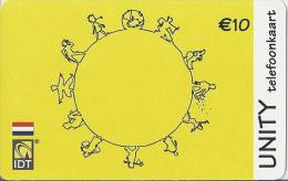 Telefoonkaart.- Nederland. Unity. 10 Euro. IDT - [3] Tarjetas Móvil, Prepagadas Y Recargos