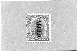 B - 1910   Nuova Zelanda - Francobollo Di Servizio (rosso) - Used Stamps