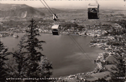 7118- POSTCARD, GMUNDEN- SPA TOWN, LAKE, PANORAMA, CABLE CAR - Gmunden