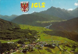 7131- POSTCARD, IGLS- EUROPA BRIDGE, MOUNTAINS, TOWN PANORAMA - Igls