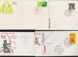 NIGER+CANADA+LIECHTENSTEIN+ALLEMAGNE   FDC  TIR A L ARC  Réf  9024 - Bogenschiessen