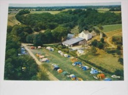 (210) -    Noyal Muzillac Vue Aérienne Du Camping Et Le Moulin De Cadillac  Tente Caravane - Muzillac