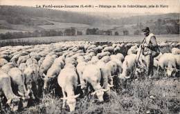 La Ferté Sous Jouarre    77     Paturage Au Ru De St Clément  Berger  Moutons - La Ferte Sous Jouarre