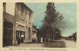 Delcampe - -loire Atlantique - Ref RB A162- Tharon Plage - Avenue De La Convention  - Carte Bon Etat  - - Tharon-Plage