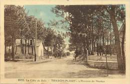 Delcampe - -loire Atlantique - Ref RB A159- Tharon Plage - L Avenue De Nantes   - Carte Bon Etat  - - Tharon-Plage
