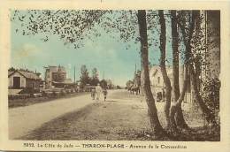 Delcampe - -loire Atlantique - Ref RB A158- Tharon Plage - L Avenue De La Convention  - Carte Bon Etat  - - Tharon-Plage