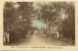 Delcampe - -loire Atlantique - Ref RB A156- Tharon Plage -  Villas Parmi Les Pins  - Carte Bon Etat  - - Tharon-Plage