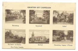 Carte Postale - KAPELLEN - Groeten Uit CAPPELLEN - Multivues - Gare - Statie - Kerk -  CPA   // - Kapellen