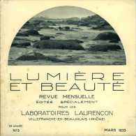 Lumière Et Beauté N° 3-1933 : Côte De Granit Rose (22) Par Arlaud - Bretagne