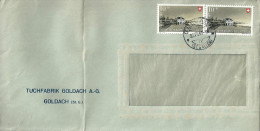 Motiv Brief  "Tuchfabrik Goldach AG"             1947 - Lettres & Documents