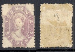 TASMANIA, 1871 6d Dull Lilac P11½ MM, SG135, Cat £190 - Gebraucht