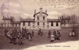 Fontenay-Trésigny  - Les écoles  - Enfants  - Belle Animation  - Affranchissement Militaire Artillerie 45e ? Bat. - Fontenay Tresigny