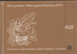 O) 1979 YUGOSLAVIA, BOOKLET, DEER, PLANTS, BIRDS, MNH - Carnets