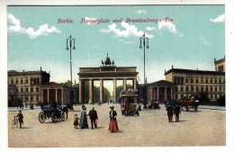 Allemagne - Berlin - Pariserplatz Und Brandenburger - Tor- Brillant N° 24 - Brandenburger Deur
