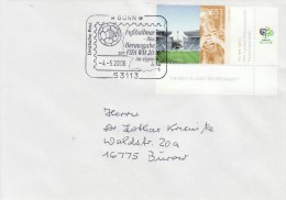 GERMANY 2006 FOOTBALL WORLD CUP GERMANY COVER WITH POSTMARK  / E 39 / - 2006 – Germany