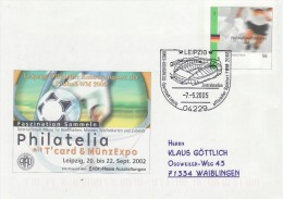 GERMANY 2005 FOOTBALL WORLD CUP GERMANY COVER WITH POSTMARK  / E 64 / - 2006 – Germany