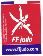 Autocollant Stickers De La FFJDA De JUDO - Kampfsport