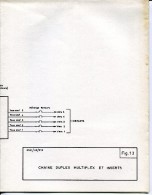 RTF : Maison De La Radio : Chaîne Duplex Multiplex Et Inserts - Other Plans